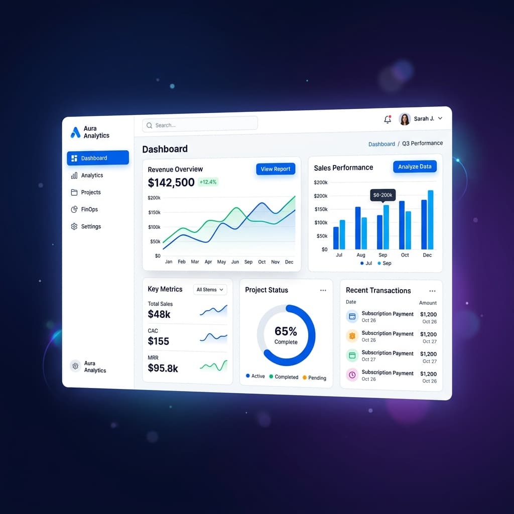 SabiCore HR and Payroll Dashboard